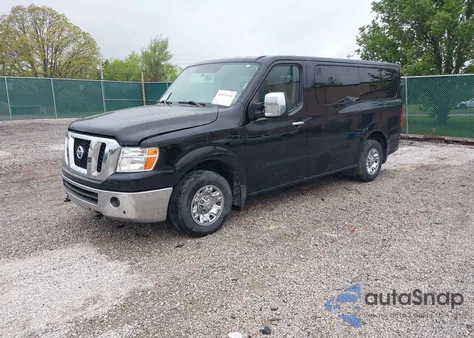 2020 Nissan Nv Passenger Nv3500 Hd Sl из США, поврежденный, VIN 5BZAF0AA3LN851565